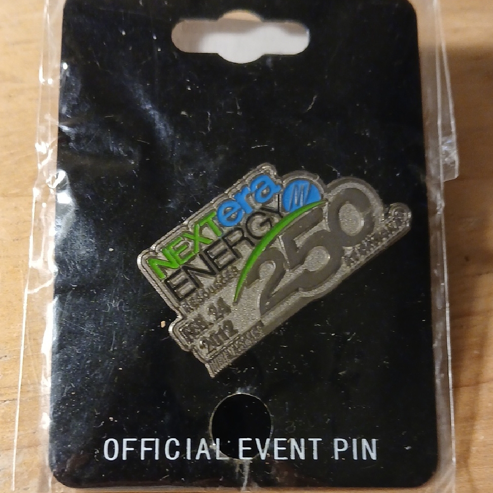 NWT Nextera Energy 250 Official Event Pin